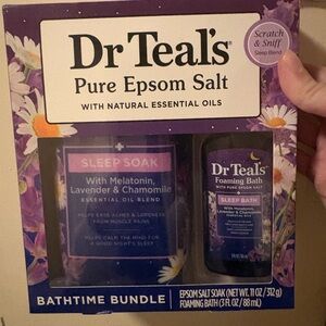Purple Bath Time Bundle with Epsom Salt and Foaming Bath